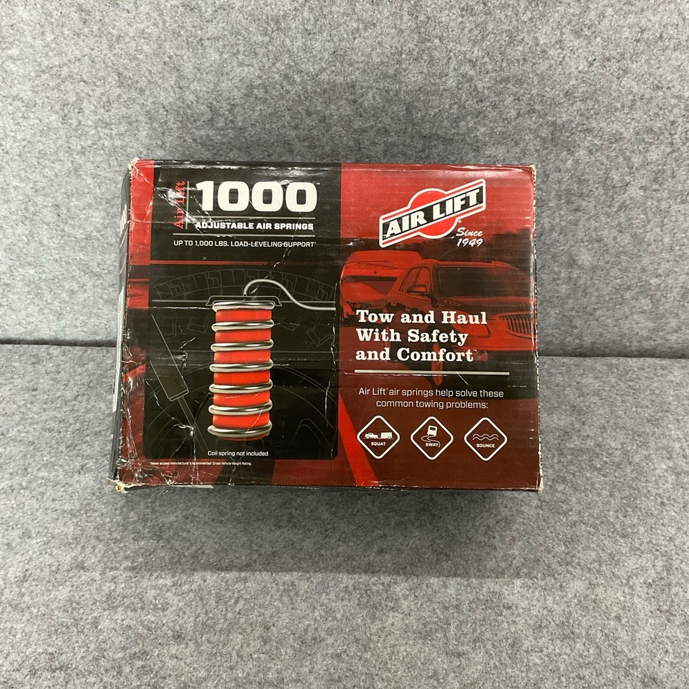 Air Lift Adjustable Air Lift Kit 1000lbs Leveling Support.